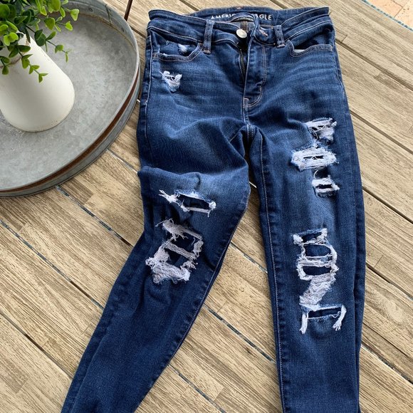 American Eagle Kids Girl Jeans - Picture 1 of 3